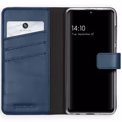 Selencia A415F38347806, Étui avec portefeuille, Samsung, Galaxy A41, 15,5 cm (6.1"), Bleu