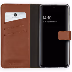 Selencia A515F38524305 coque de protection pour téléphones portables 16,5 cm (6.5") Folio porte carte Marron