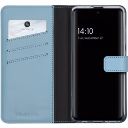 Selencia A515F38524309 coque de protection pour téléphones portables 16,5 cm (6.5") Folio porte carte Bleu