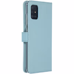 Selencia A515F38524309 coque de protection pour téléphones portables 16,5 cm (6.5") Folio porte carte Bleu