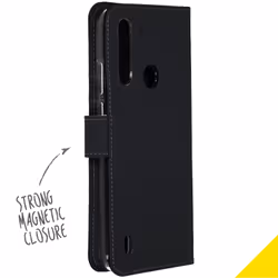 Accezz MOTOG8PLITE40260501 coque de protection pour téléphones portables 16,5 cm (6.5") Folio Noir
