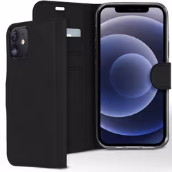 Accezz iP12-6141493601, Folio, Apple, iPhone 12 Pro, iPhone 12, 15,5 cm (6.1"), Noir