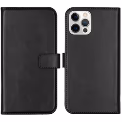 Selencia iP12-6142236801, Étui avec portefeuille, Apple, iPhone 12 Pro, iPhone 12, 15,5 cm (6.1"), Noir