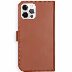 Selencia iP12-6142236805 coque de protection pour téléphones portables 15,5 cm (6.1") Étui avec portefeuille Marron