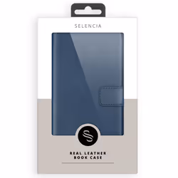 Selencia iP12-6142236809 6.1" Étui avec portefeuille Bleu