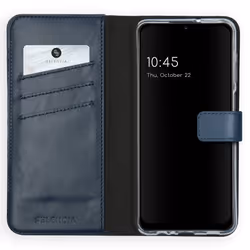 Selencia A125F43743002, Étui avec portefeuille, Samsung, Galaxy A12, 16,5 cm (6.5"), Bleu