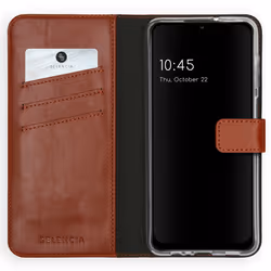 Selencia A125F43743004, Étui avec portefeuille, Samsung, Galaxy A12, 16,5 cm (6.5"), Marron
