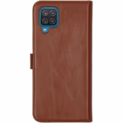 Selencia A125F43743004 coque de protection pour téléphones portables 16,5 cm (6.5") Étui avec portefeuille Marron