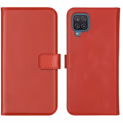 Selencia A125F43743006, Étui avec portefeuille, Samsung, Galaxy A12, 16,5 cm (6.5"), Rouge