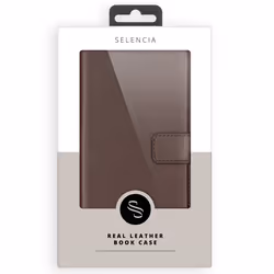 Selencia A526F43921204 coque de protection pour téléphones portables 16,5 cm (6.5") Folio porte carte Marron