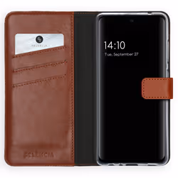 Selencia A526F43921205 coque de protection pour téléphones portables 16,5 cm (6.5") Folio porte carte Marron