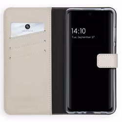 Selencia A726F43946507 coque de protection pour téléphones portables 17 cm (6.7") Folio porte carte Gris