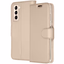 Accezz G99644660903, Étui avec portefeuille, Samsung, Galaxy S21 Plus, 17 cm (6.7"), Or
