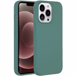 Accezz Liquid Silicone Backcover, Housse, Apple, iPhone 13 Pro Max, 17 cm (6.7"), Vert