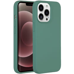 Accezz Liquid Silicone Backcover 6.7" Housse Vert
