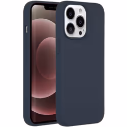 Accezz Liquid Silicone Backcover, Housse, Apple, iPhone 13 Pro Max, 17 cm (6.7"), Bleu