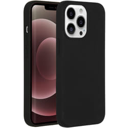 Accezz Liquid Silicone Backcover 6.7" Housse Noir