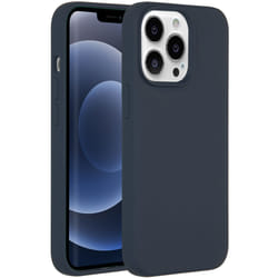 Accezz Liquid Silicone Backcover 6.1" Housse Bleu