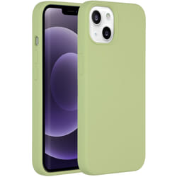 Accezz Liquid Silicone Backcover 6.1" Housse Vert