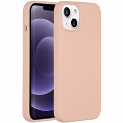 Accezz Liquid Silicone Backcover, Housse, Apple, iPhone 13, 15,5 cm (6.1"), Rose