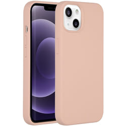Accezz Liquid Silicone Backcover 6.1" Housse Rose
