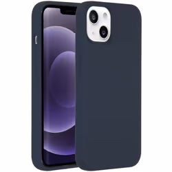 Accezz Liquid Silicone Backcover, Housse, Apple, iPhone 13, 15,5 cm (6.1"), Bleu