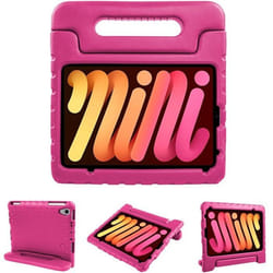 Coque Apple iPad Mini 6 (2021) Etui Enfants Support Spécial enfant avec poignée Rose imoshion