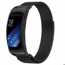 Bracelet Gear Fit 2 Pro / Gear Fit 2 Acier Noir imoshion