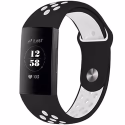 Bracelet Fitbit Charge 3 / Fitbit Charge 4 en silicone Noir imoshion