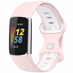 Bracelet Fitbit Charge 6 / Fitbit Charge 5 en silicone Rose imoshion