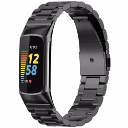 Bracelet Fitbit Charge 5 Acier Noir imoshion