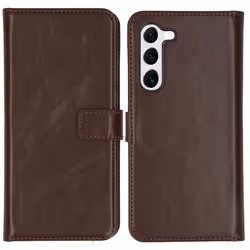 Selencia SH00055711, Étui avec portefeuille, Samsung, Galaxy S23, 15,5 cm (6.1"), Marron