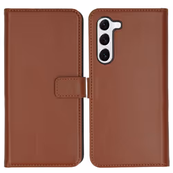 Selencia SH00055718, Étui avec portefeuille, Samsung, Galaxy S23 Plus, 16,8 cm (6.6"), Marron
