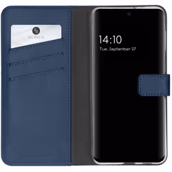 Selencia G990B51170308, Étui avec portefeuille, Samsung, Galaxy S21 FE, 16,3 cm (6.4"), Bleu