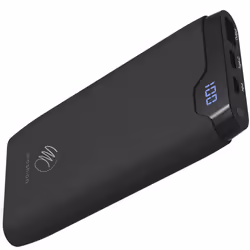 IMOSHION® Batterie Externe 6000mAh Recharge Rapide USB-C micro-USB USB-A Power Bank Noir