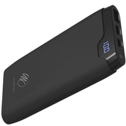 IMOSHION® Batterie Externe 6000mAh Recharge Rapide USB-C micro-USB USB-A Power Bank Noir