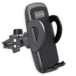 Support telephone voiture Réglable Universel Carbone Grille de ventilation Noir IMOSHION