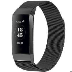 Bracelet Fitbit Charge 3 / Fitbit Charge 4 Acier Noir imoshion