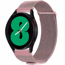 Bracelet en acier rose pour Amazfit GTS 2 GTS 2 Mini GTS 3 GTS 4 Mini Garmin Approach S40 S42 et Polar