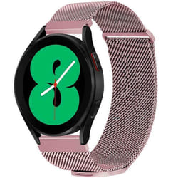 Bracelet en acier rose pour Amazfit GTS 2 GTS 2 Mini GTS 3 GTS 4 Mini Garmin Approach S40 S42 et Polar