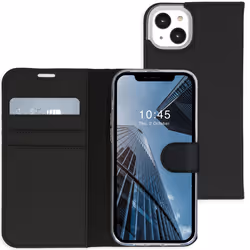 Accezz SH00050975, Étui avec portefeuille, Apple, iPhone 14, 15,5 cm (6.1"), Noir