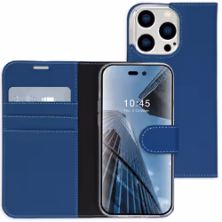 Accezz SH00050980, Étui avec portefeuille, Apple, iPhone 14 Pro, 15,5 cm (6.1"), Bleu
