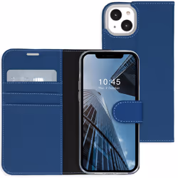 Accezz SH00050984, Étui avec portefeuille, Apple, iPhone 14 Plus, 17 cm (6.7"), Bleu