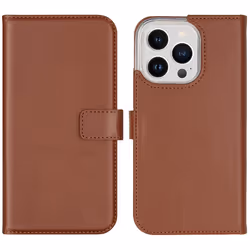 Selencia SH00050540, Folio porte carte, Apple, iPhone 14 Pro, 15,5 cm (6.12"), Marron