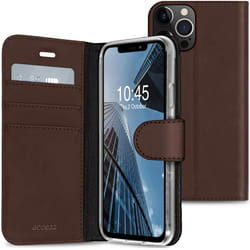 Accezz SH00046565 6.1" Étui avec portefeuille Marron
