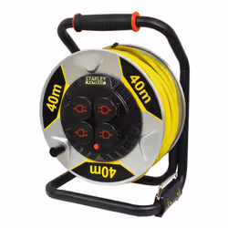 Rallonge avec bobine Stanley ST-SXECDM2FAVE; 40 m; 3x1,5 mm²