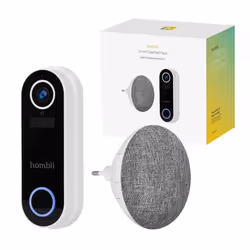 Hombli Smart Doorbell Pack Noir, Blanc