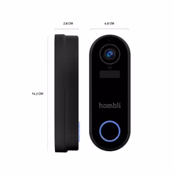 Hombli Smart Doorbell Pack Noir, Blanc - Vue supplémentaire 7