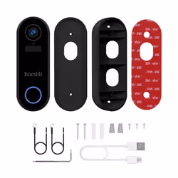 Hombli Smart Doorbell Pack Noir, Blanc - Vue supplémentaire 9
