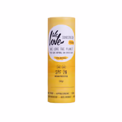 We love the planet Natural SPF 20, Stick de protection solaire, Corps, Tube, Hydratant, Nourrissant, 50 ml, Femelle
